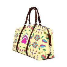 Load image into Gallery viewer, Geometric Floral Fall-Vanilla Classic Travel Bag (Model 1643) Remake Classic Travel Bags (1643) e-joyer 
