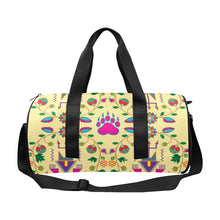 Load image into Gallery viewer, Geometric Floral Fall - Vanilla Duffle Bag (Model 1679) Duffle Bag (1679) e-joyer 
