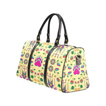 Load image into Gallery viewer, Geometric Floral Fall-Vanilla New Waterproof Travel Bag/Large (Model 1639) Waterproof Travel Bags (1639) e-joyer 
