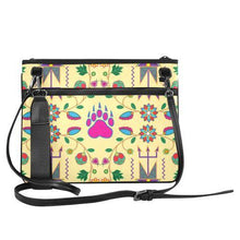 Load image into Gallery viewer, Geometric Floral Fall-Vanilla Slim Clutch Bag (Model 1668) Slim Clutch Bags (1668) e-joyer 
