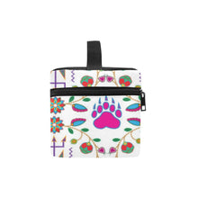 Load image into Gallery viewer, Geometric Floral Fall - White Cosmetic Bag/Large (Model 1658) Cosmetic Bag e-joyer 
