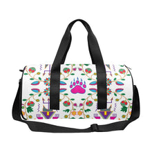 Load image into Gallery viewer, Geometric Floral Fall - White Duffle Bag (Model 1679) Duffle Bag (1679) e-joyer 
