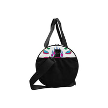 Load image into Gallery viewer, Geometric Floral Fall - White Duffle Bag (Model 1679) Duffle Bag (1679) e-joyer 
