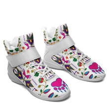 Load image into Gallery viewer, Geometric Floral Fall White Ipottaa Basketball / Sport High Top Shoes 49 Dzine 
