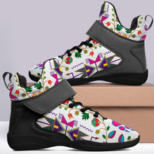 Load image into Gallery viewer, Geometric Floral Fall White Ipottaa Basketball / Sport High Top Shoes 49 Dzine 
