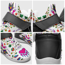 Load image into Gallery viewer, Geometric Floral Fall White Ipottaa Basketball / Sport High Top Shoes 49 Dzine 
