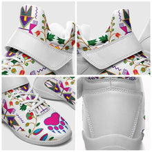 Load image into Gallery viewer, Geometric Floral Fall White Ipottaa Basketball / Sport High Top Shoes 49 Dzine 
