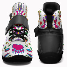 Load image into Gallery viewer, Geometric Floral Fall White Ipottaa Basketball / Sport High Top Shoes 49 Dzine 
