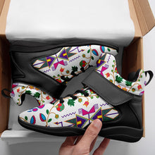 Load image into Gallery viewer, Geometric Floral Fall White Ipottaa Basketball / Sport High Top Shoes 49 Dzine 
