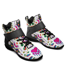 Load image into Gallery viewer, Geometric Floral Fall White Ipottaa Basketball / Sport High Top Shoes 49 Dzine 
