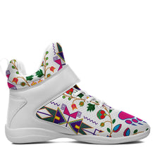 Load image into Gallery viewer, Geometric Floral Fall White Ipottaa Basketball / Sport High Top Shoes 49 Dzine 
