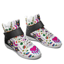 Load image into Gallery viewer, Geometric Floral Fall White Ipottaa Basketball / Sport High Top Shoes 49 Dzine 
