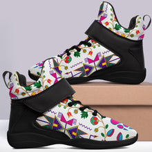 Load image into Gallery viewer, Geometric Floral Fall White Ipottaa Basketball / Sport High Top Shoes 49 Dzine 
