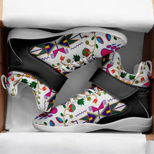 Load image into Gallery viewer, Geometric Floral Fall White Ipottaa Basketball / Sport High Top Shoes 49 Dzine 
