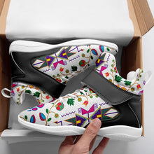 Load image into Gallery viewer, Geometric Floral Fall White Ipottaa Basketball / Sport High Top Shoes 49 Dzine 
