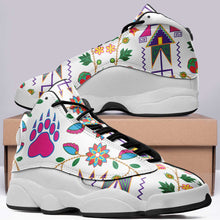 Load image into Gallery viewer, Geometric Floral Fall White Isstsokini Athletic Shoes Herman 
