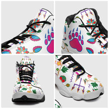 Load image into Gallery viewer, Geometric Floral Fall White Isstsokini Athletic Shoes Herman 
