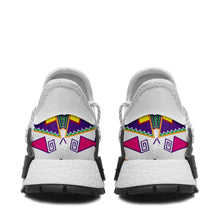 Load image into Gallery viewer, Geometric Floral Fall White Okaki Sneakers Shoes 49 Dzine 
