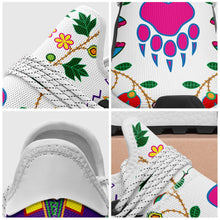 Load image into Gallery viewer, Geometric Floral Fall White Okaki Sneakers Shoes 49 Dzine 
