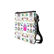 Load image into Gallery viewer, Geometric Floral Fall-White Slim Clutch Bag (Model 1668) Slim Clutch Bags (1668) e-joyer 
