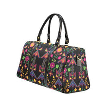 Load image into Gallery viewer, Geometric Floral Spring-Black New Waterproof Travel Bag/Large (Model 1639) Waterproof Travel Bags (1639) e-joyer 
