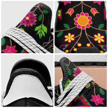 Load image into Gallery viewer, Geometric Floral Spring Black Okaki Sneakers Shoes Herman 
