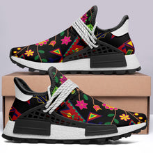 Load image into Gallery viewer, Geometric Floral Spring Black Okaki Sneakers Shoes Herman 
