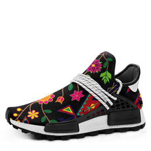 Load image into Gallery viewer, Geometric Floral Spring Black Okaki Sneakers Shoes Herman 
