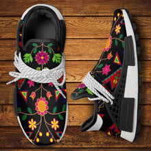 Load image into Gallery viewer, Geometric Floral Spring Black Okaki Sneakers Shoes Herman 
