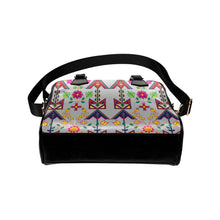 Load image into Gallery viewer, Geometric Floral Spring-Gray Shoulder Handbag (Model 1634) Shoulder Handbags (1634) e-joyer 
