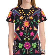 Load image into Gallery viewer, Geometric Floral Spring New All Over Print T-shirt for Women (Model T45) New All Over Print T-shirt for Women (T45) e-joyer 
