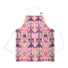 Load image into Gallery viewer, Geometric Floral Spring-Sunset All Over Print Apron All Over Print Apron e-joyer 

