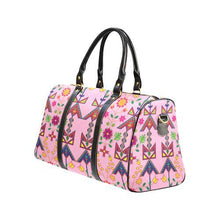 Load image into Gallery viewer, Geometric Floral Spring-Sunset New Waterproof Travel Bag/Large (Model 1639) Waterproof Travel Bags (1639) e-joyer 
