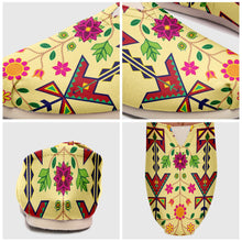 Load image into Gallery viewer, Geometric Floral Spring Vanilla Casual Unisex Slip On Shoe Herman 
