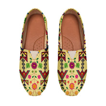 Load image into Gallery viewer, Geometric Floral Spring Vanilla Casual Unisex Slip On Shoe Herman 
