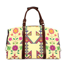 Load image into Gallery viewer, Geometric Floral Spring-Vanilla Classic Travel Bag (Model 1643) Remake Classic Travel Bags (1643) e-joyer 
