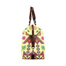 Load image into Gallery viewer, Geometric Floral Spring-Vanilla Classic Travel Bag (Model 1643) Remake Classic Travel Bags (1643) e-joyer 
