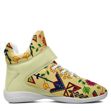 Load image into Gallery viewer, Geometric Floral Spring Vanilla Ipottaa Basketball / Sport High Top Shoes 49 Dzine 
