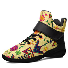 Load image into Gallery viewer, Geometric Floral Spring Vanilla Ipottaa Basketball / Sport High Top Shoes 49 Dzine 
