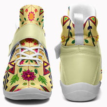 Load image into Gallery viewer, Geometric Floral Spring Vanilla Ipottaa Basketball / Sport High Top Shoes 49 Dzine 
