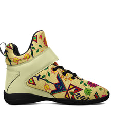 Load image into Gallery viewer, Geometric Floral Spring Vanilla Ipottaa Basketball / Sport High Top Shoes 49 Dzine 
