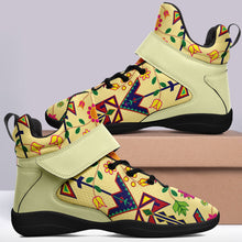 Load image into Gallery viewer, Geometric Floral Spring Vanilla Ipottaa Basketball / Sport High Top Shoes 49 Dzine 
