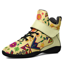 Load image into Gallery viewer, Geometric Floral Spring Vanilla Ipottaa Basketball / Sport High Top Shoes 49 Dzine 
