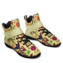 Load image into Gallery viewer, Geometric Floral Spring Vanilla Ipottaa Basketball / Sport High Top Shoes 49 Dzine 
