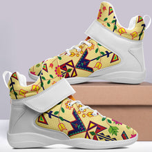 Load image into Gallery viewer, Geometric Floral Spring Vanilla Ipottaa Basketball / Sport High Top Shoes 49 Dzine 
