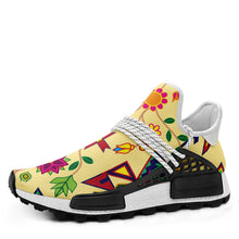 Load image into Gallery viewer, Geometric Floral Spring Vanilla Okaki Sneakers Shoes 49 Dzine 
