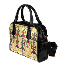 Load image into Gallery viewer, Geometric Floral Spring-Vanilla Shoulder Handbag (Model 1634) Shoulder Handbags (1634) e-joyer 
