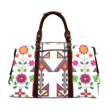 Load image into Gallery viewer, Geometric Floral Spring-White Classic Travel Bag (Model 1643) Remake Classic Travel Bags (1643) e-joyer 
