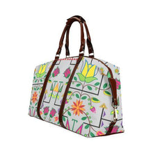 Load image into Gallery viewer, Geometric Floral Summer-Gray Classic Travel Bag (Model 1643) Remake Classic Travel Bags (1643) e-joyer 
