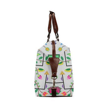 Load image into Gallery viewer, Geometric Floral Summer-Gray Classic Travel Bag (Model 1643) Remake Classic Travel Bags (1643) e-joyer 
